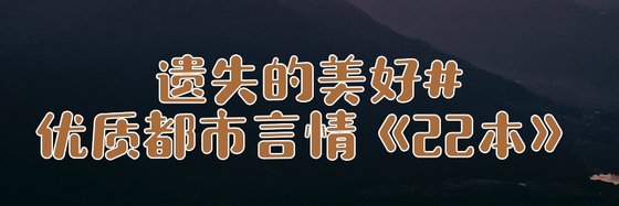 遗失的美好#优质都市言情《22本》